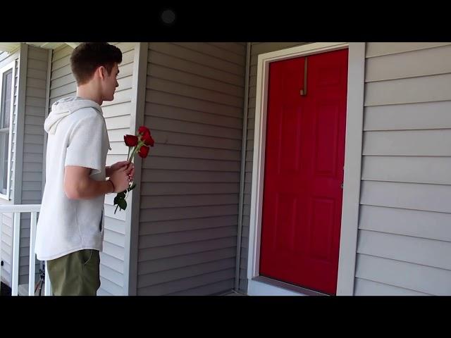 Elijah surprising Maddie on there first anniversary