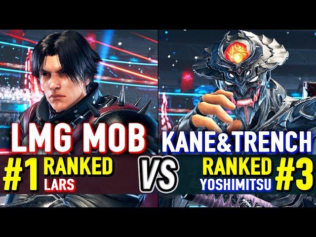 T8  LMG MOB (#1 Ranked Lars) vs KANE&TRENCH (#3 Ranked Yoshimitsu)  Tekken 8 High Level Gameplay