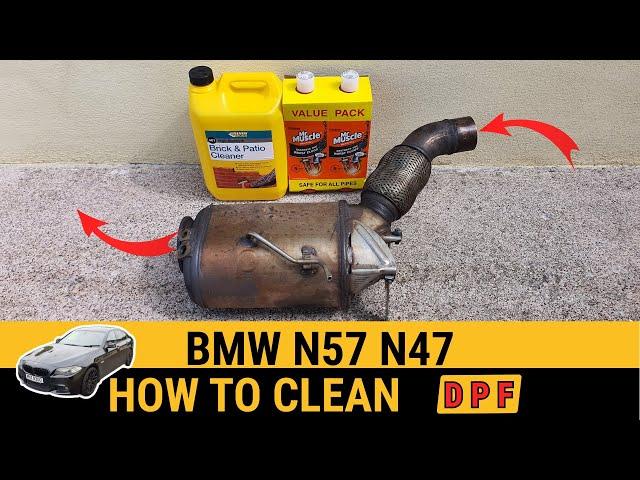 How to clean DPF filter Diesel Particulate Filter Blocked DPF removed & cleaned BMW N47 cleaning N57