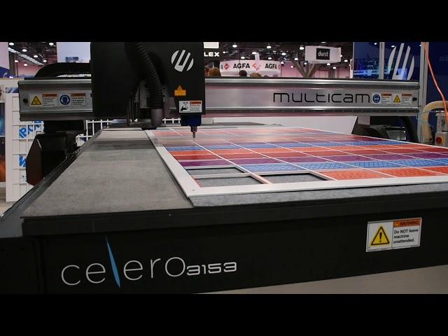 MultiCam Celero 3 Series CNC Flatbed Cutter