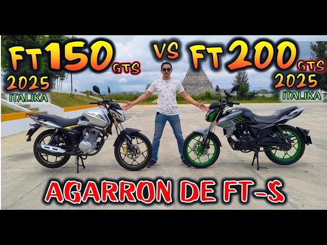 FT 150 GTS VS FT 200 GTS 2025 DE ITALIKA || ¿VALE LA PENA SUBIR DE NIVEL? FRENTE A FRENTE