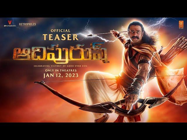 Adipurush Teaser Telugu | Prabhas | Kriti Sanon | Saif Ali Khan | Om Raut | UV Creations