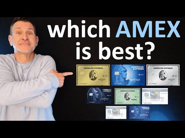 BEST American Express Credit Cards 2024 - Reviews & Rankings  Amex Gold + Platinum + Blue Cash +...