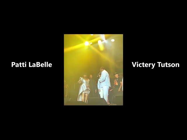 Victery Tutson sings to Patti LaBelle