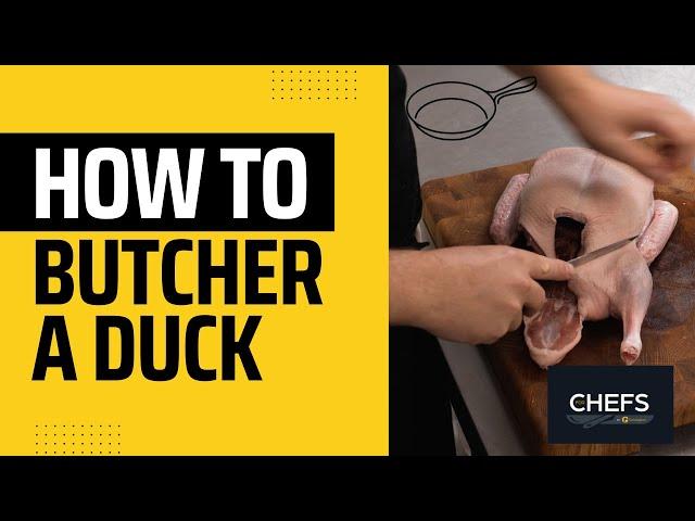 How to butcher a whole duck