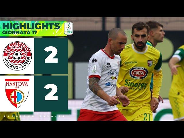 Südtirol-Mantova 2-2 | Aramu al 90' acciuffa il pari | HIGHLIGHTS Serie BKT