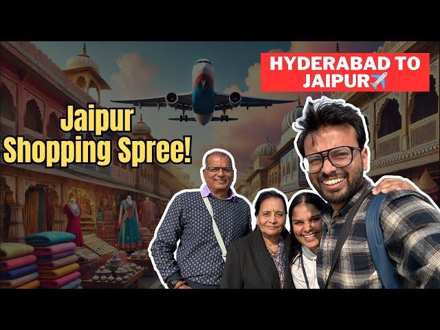 Jaipur Shopping Spree | Hyderabad to Jodhpur Travel Vlog | Passport Renewal in India