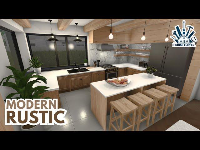 Variable Woman's House | Modern Rustic | House Flipper | Speed Build