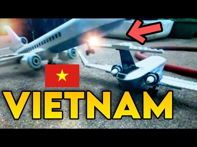 Lego Plane Crashes in 60 DIFFERENT COUNTRIES