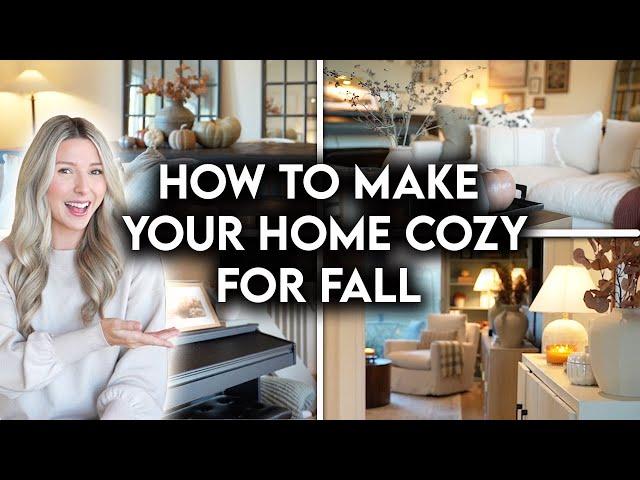 FALL DECORATE WITH ME 2023 | COZY FALL HOME TOUR