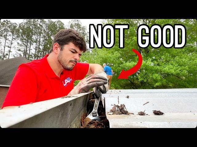 Her Husband Died Cleaning These Gutters ($550 Job Recap)