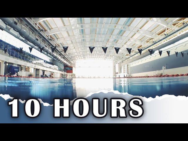 Indoor Swimming Pool Ambience Sounds | White Noise | 10 Hours | Black Screen | High Quality Stereo