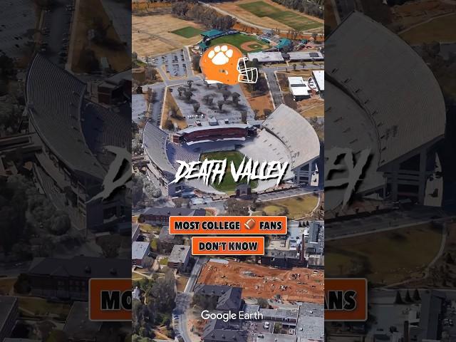 Why is Clemson Called Death Valley? #acc #clemson