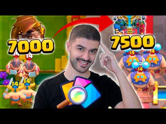  7500 кубков - ЛЕГКО! Любимая Карта - ФИНАЛ! / Clash Royale