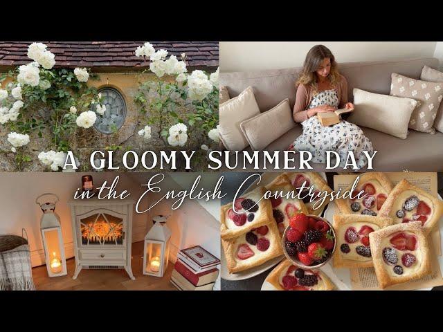 Gloomy Day In The Life | Home Reset, Cosy baking, Dreamy English Country Garden, Slow Living Vlog UK