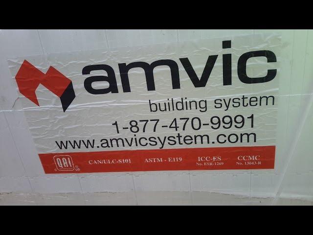 amvic insulated concrete foundation formwork