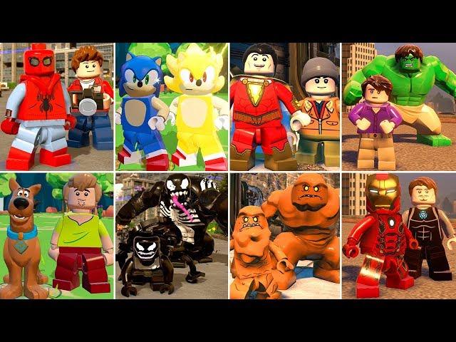 All Character Transformations and Suit Ups in LEGO Videogames