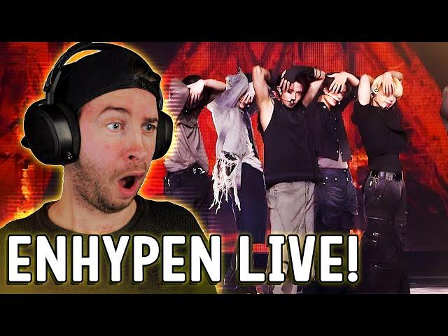 REACTING To ENHYPEN (엔하이픈) LIVE - "Fatal Trouble" for the FIRST TIME!