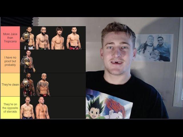 Ranking which fighters are 100% on steroids (in my opinion)