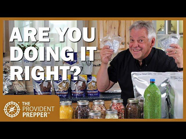 Food Storage: Oxygen Absorbers Facts for Extending the Shelf Life of Dry Goods