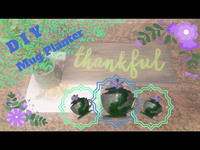~Mug Planter~ Polymer Clay Tutorial