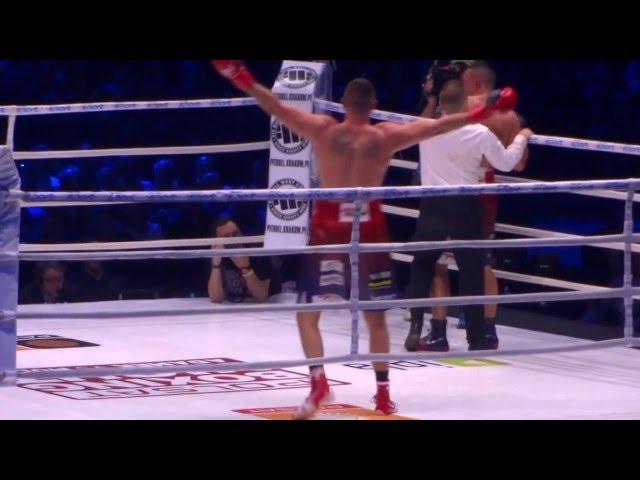 7 runda TKO Andrzej Wawrzyk vs Marcin Rekowski - PBN Kraków 02.04.2016