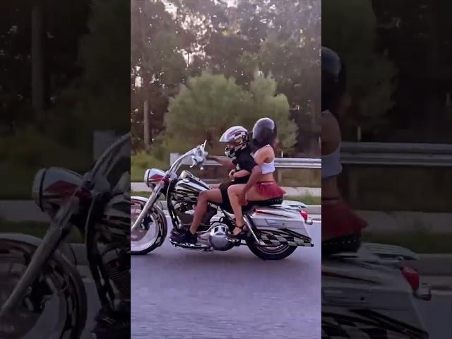 TheyknowYKTV does wheelie with passenger on the back #theyknowyktv #youngkash02 #harley