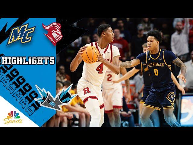 Merrimack vs. Rutgers | COLLEGE BASKETBALL HIGHLIGHTS | 11/20/24 | NBC Sports