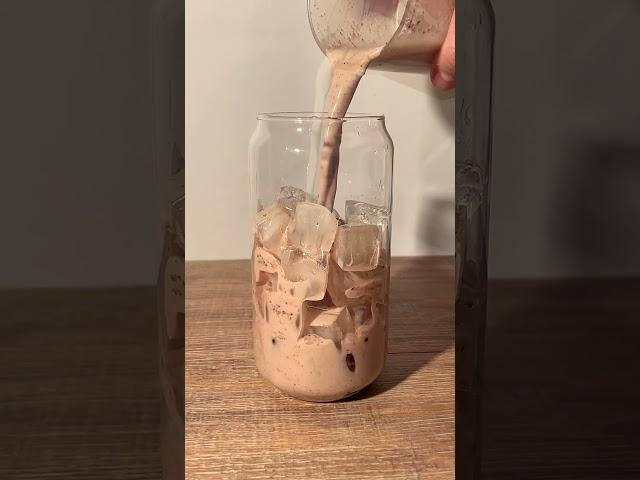 The perfect iced latte ️ #coffee #icedlatte #homecafe