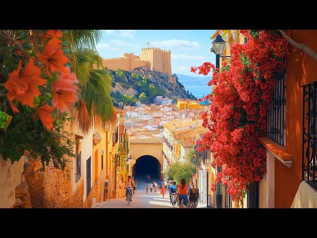 Denia – A Beautiful Medieval Town with Breathtaking Views of Mount Montgó | 4K Walking Tour