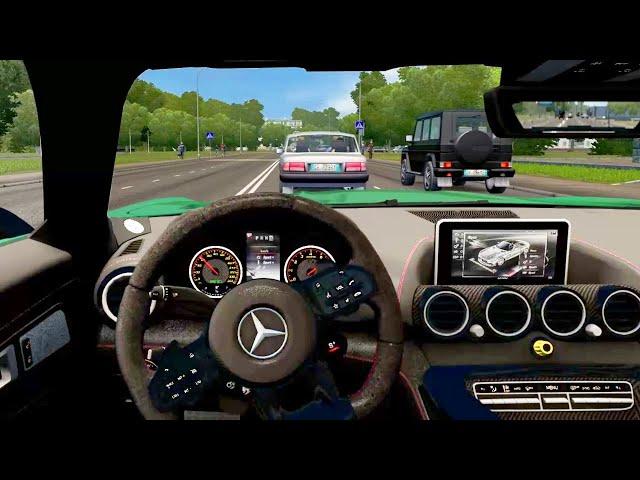 City Car Driving - Mercedes-Benz AMG GTR | Street Racing