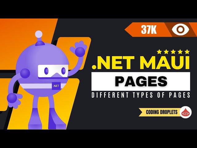 .NET MAUI Page Types | DotNet MAUI Navigation | .NET MAUI pages