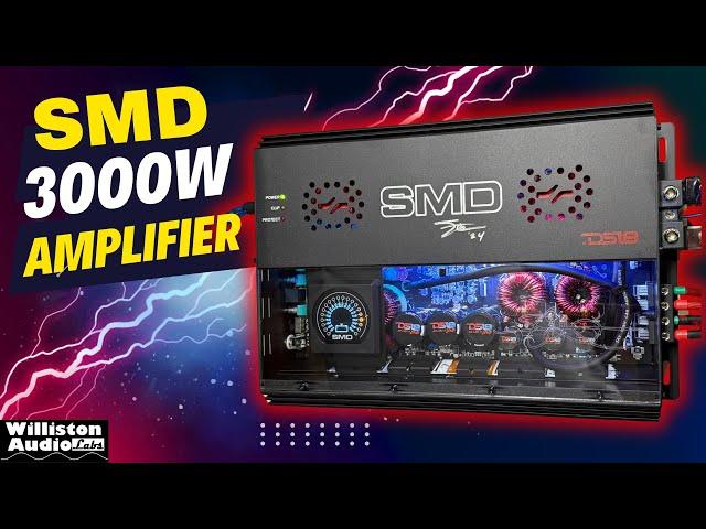 Amazing Looks and Powerful Sound - SMD 3kW Subwoofer Amp Dyno Test