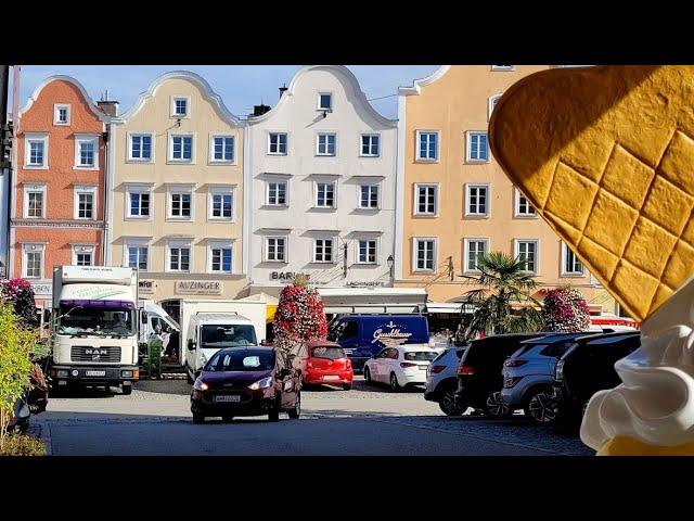 SCHÄRDING am INN - Ein Spaziergang durch die barocke österreichische Kleinstadt (Oktober 2023)