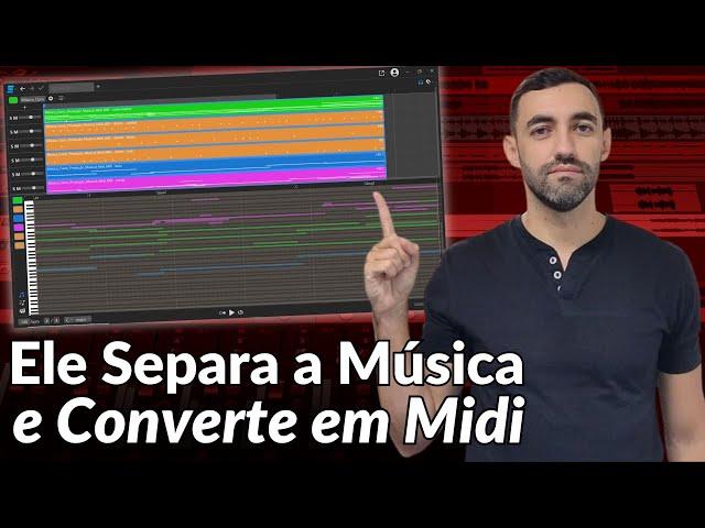 Programa que Separa a Música e Converte em Midi