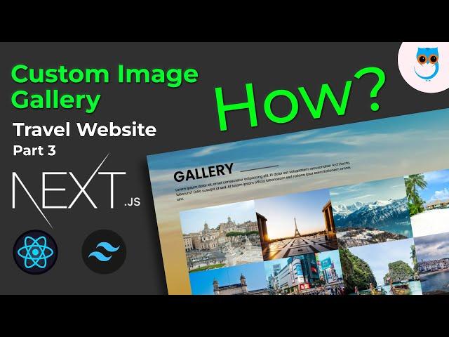 Build an Image Gallery in ReactJS using Next.js 14 + Tailwind CSS | Travel Website | Geekboots