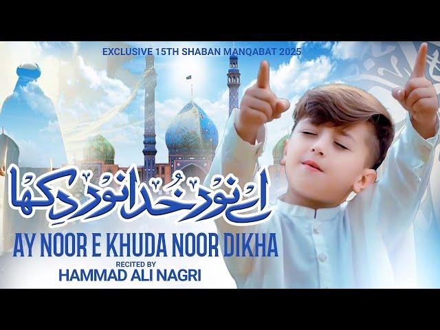Aye Noor E Khuda | 15 Shaban Manqabat 2025 | Imam E Zamana | Hammad Nagri | Imam Mehdi | Qasida 2025