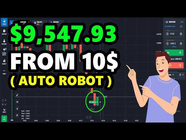 Quotex Auto Robot Trading Profit Strategy Revealed | From $10 to $9547