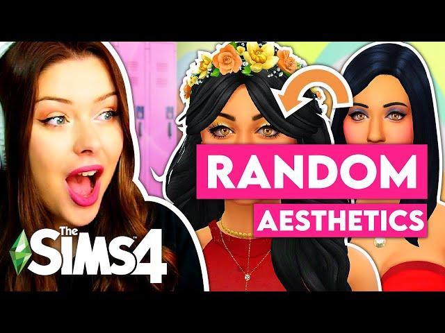 Giving Sims 4 Townies Random Aesthetic Makeovers in The Sims 4 // Sims 4 CAS Challenge