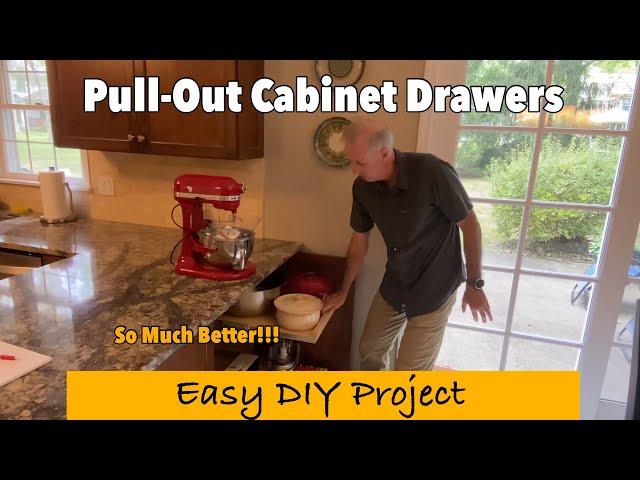 Revolutionize Your Kitchen With Pull-out Cabinet Shelves!