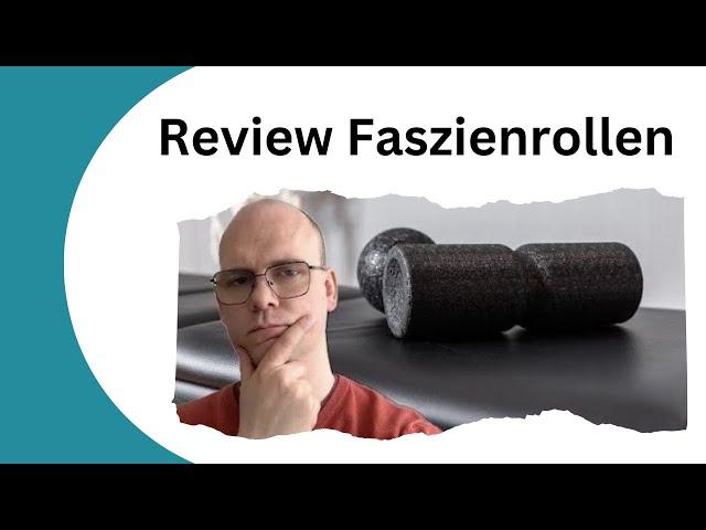 Faszien-Rollen von Liebscher und Bracht kaufen? Sind sie das Geld wert? Review Faszienrollen.