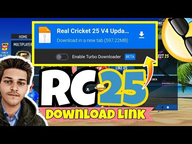 Real Cricket 25 V4 Download Link + Full Process  Stark Mods Patch Download Now