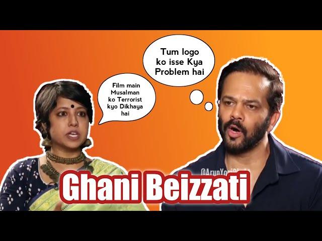 Rohit Shetty On fire || Abira Dhar Librandu Journalist || @Arunyogibhakt