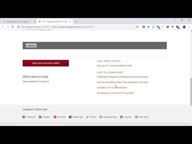 Creating an ETF Portfolio