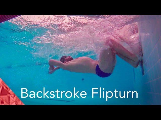 How to do a backstroke flipturn. Improve your swimming technique