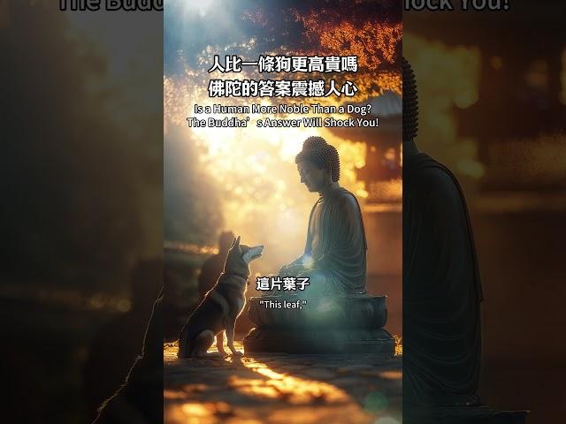 人比一條狗更高貴嗎？佛陀的答案震撼人心！佛陀, 輪回, 眾生平等, 悟道, 禪修, 佛法智慧, 修行, 無常, 因果, 心靈覺醒, 放下執著, 生命真相, 開悟, 覺醒, 靜心