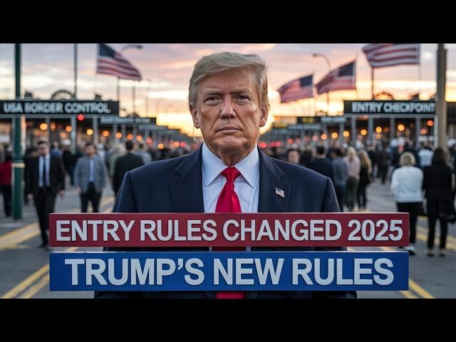 USA Entry Rules Just Changed: What Immigrants & Tourists MUST Know in 2025 | Trump’s Crackdown