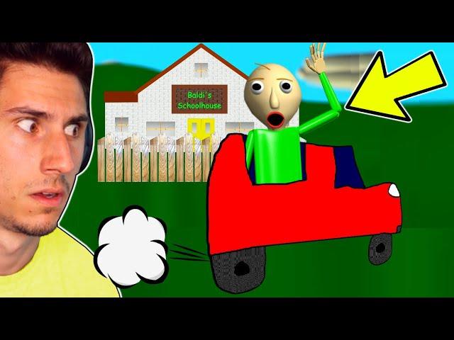 BALDI LEFT HIS SCHOOLHOUSE! | Baldi's Basics