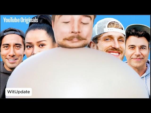 MrBeast's RELAXING 65 Second Inflation Challenge! - Last to inflate keeps the video.