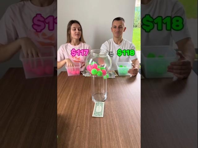 Couples money ball challenge  #challenge #familygamechallenge #funchallenge #shorts #viral